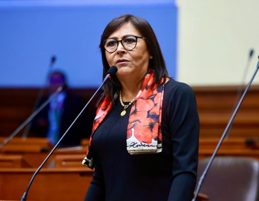 Picture of Senator and evangelical pastor Milagros Jauregui.
