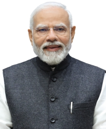 Official portrait of Shri Narendra Modi, India's Prime Minister.
